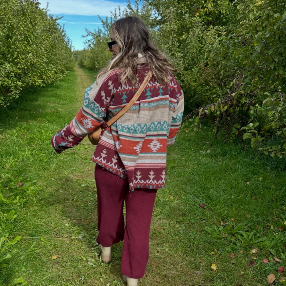 Aztec print jacket - medium - Picture 3 of 4